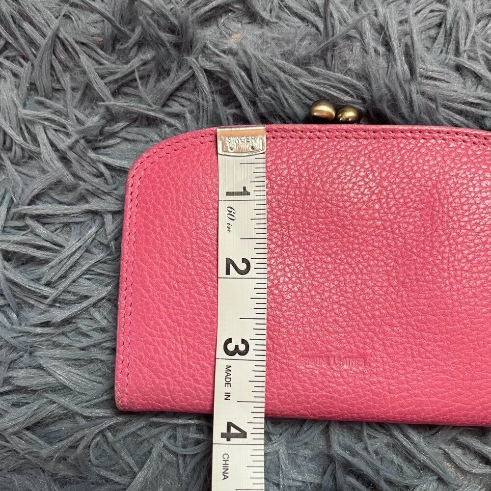 Vintage Genuine Leather Pink Wallet - Picture 4 of 6